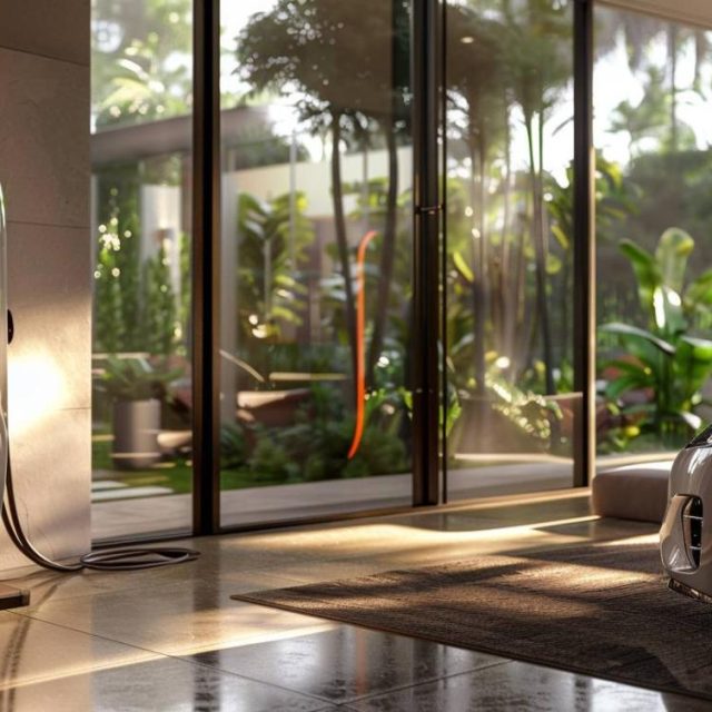 borne recharge maison intelligente