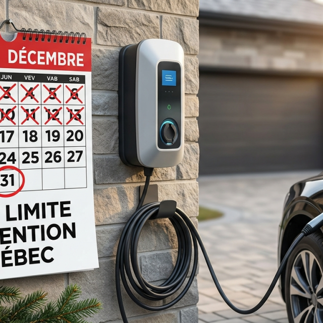 Subvention Borne de Recharge Québec 2026