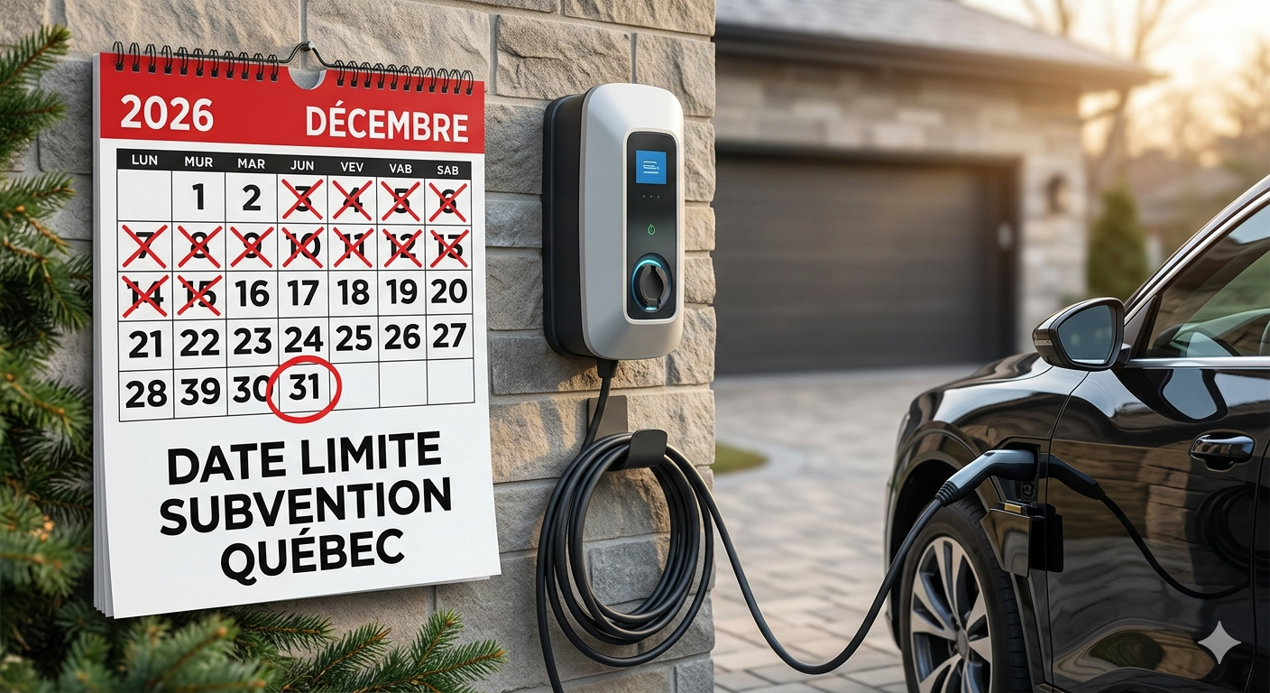 Subvention Borne de Recharge Québec 2026